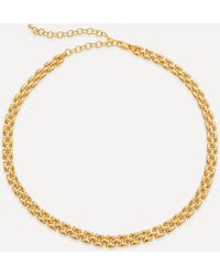 Monica Vinader - X Doina 18ct Gold Plated Vermeil Silver Heirloom Chain Necklace - Lyst