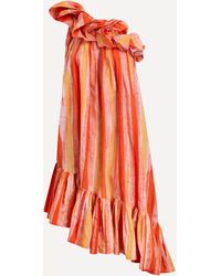 Sika - Women's Finch Red Striped Dress 12 - Lyst