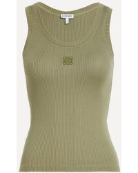 Loewe - Silk Anagram Tank Top - Lyst