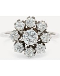Kojis - 14Ct Diamond Cluster Ring - Lyst