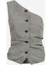 Acne Studios - Women's Off Shoulder Button-up Shirt 12 - Lyst