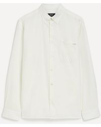 A.P.C. - Mateo Logo Cotton Shirt - Lyst