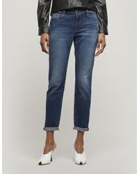 FRAME Le Garcon Boyfriend Jeans - Blue