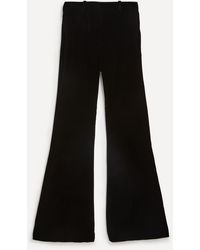 Nina Ricci - Women's Bootcut Fluid Velvet Trousers 12 - Lyst