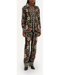 FARM Rio - Rococo Flowers Collared Buttoned Shirt - Lyst