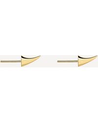 Shaun Leane - Gold Plated Vermeil Silver Rose Thorn Swerve Stud Earrings - Lyst