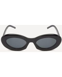 Saint Laurent - Chunky Cat Eye Acetate Sunglasses - Lyst