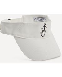 JW Anderson - Women's Anchor Logo Cotton Visor One Size - Lyst