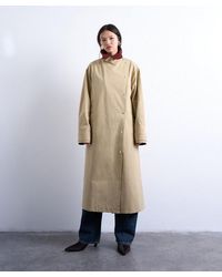 TOPSHOP - Contrast Collar Longling Shacket - Lyst