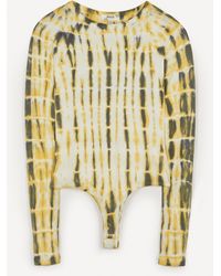 bodysuit agolde leila dye tie