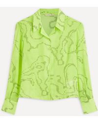 Paloma Wool River Lava Print Shirt - Green