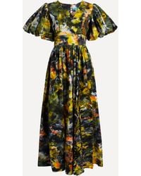 Sika - Women's Opal Puff-sleeve Dress 12 - Lyst