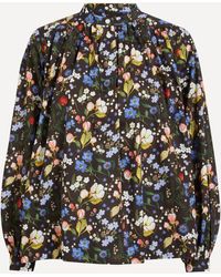 Liberty - Women's Heidi Tana Lawn Cotton Boho Shirt Xs - Lyst