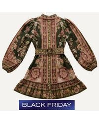 FARM Rio - Flowering Garden Tree Mini Dress - Lyst