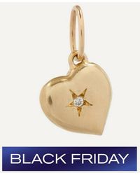 Liberty - 9Ct Spring Love Small Heart Diamond Pendant - Lyst