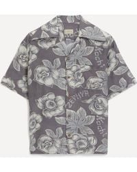 Kapital - Mens Kochi & Zephyr Anemone Rangle Collar Silk Rayon Aloha Shirt 4 - Lyst