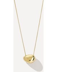 Otiumberg - 14Ct-Plated Vermeil Pebble Pendant Necklace - Lyst
