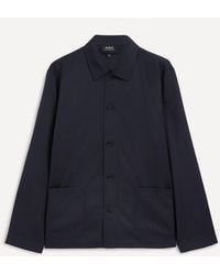 A.P.C. - A. P.c. Mens Kerlouan Wool Work Jacket - Lyst