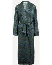 Liberty - Silk-Satin Robe - Lyst