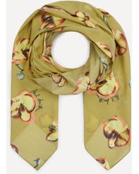 Paul Smith - Mens Orchid Print Scarf One Size - Lyst