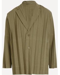 Homme Plissé Issey Miyake - Edge Ensemble Pleated Jacket - Lyst
