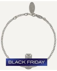 Vivienne Westwood - Tone Carmela Bas Relief Bracelet - Lyst