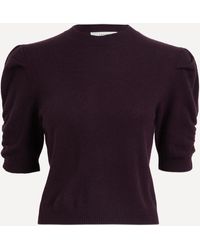 FRAME - Women's Ruched Sleeve Cashmere Jumper Xs - Lyst