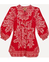 FARM Rio - Women's Flora Tapestry Tapestry Red Mini-dress Xl - Lyst