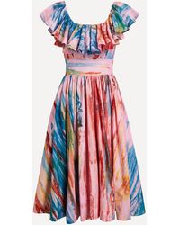 Sika - Women's Jamie Pink Rainbow Dress 14 - Lyst