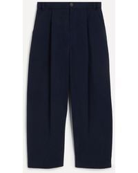 Studio Nicholson - Sorte High-Waisted Trousers - Lyst