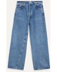 Agolde - Twist Low Slung Baggy Jeans - Lyst
