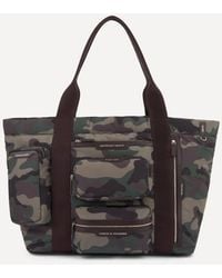 Anya Hindmarch - Camouflage Ew Multi Pocket Mini Crossbody Tote Bag - Lyst