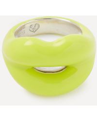 Solange Azagury-Partridge - Sterling Neon Hotlips Ring - Lyst