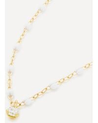 Gigi Clozeau - 18Ct Classic Gigi Supreme Diamond And Resin Bead Necklace - Lyst