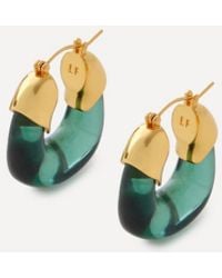 Lizzie Fortunato - Plated Mini Organic Hoop Earrings - Lyst