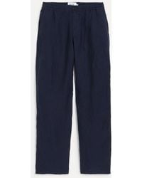 Wax London - Glencoe Two-Tone Linen Trousers - Lyst