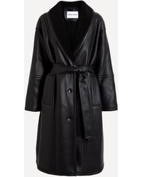 Stand Studio Dolores Wrap Coat - Size 14 - Black