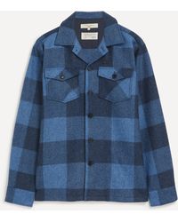 Nudie Jeans - Mens Vincent Buffalo Blue Check Shirt - Lyst