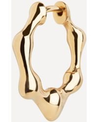 Maria Black Gold-plated Milla 11 Single Huggie Hoop Earring - Metallic
