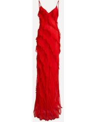 Rat & Boa - Cecelia Silk Chiffon Maxi Dress - Lyst