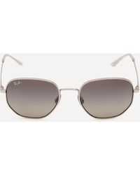 Ray-Ban - Hexagon Rounded Metal Sunglasses - Lyst