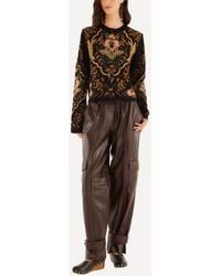 FARM Rio - Majestic Hearts Knit Cardigan - Lyst