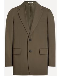 AURALEE - Light Wool Max Gabardine Jacket - Lyst