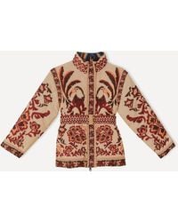 FARM Rio - Toucans Scarf Reversible Puffer Jacket - Lyst