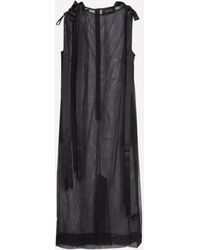 Simone Rocha - Sheer Bow Ribbon Tail Dress - Lyst