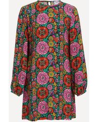Liberty - Soft Column Mini Dress - Lyst