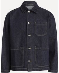 Percival - Gove Denim Chore Jacket - Lyst