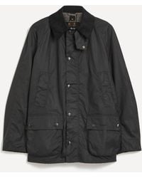 Barbour - Mens Ashby Navy Waxed Jacket Xl - Lyst
