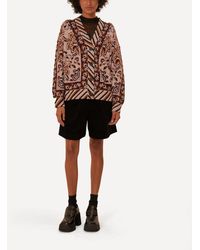 FARM Rio - Flower Draw Crochet Cardigan - Lyst