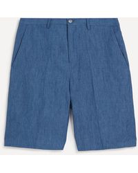 120% Lino - Mens Linen Bermuda Shorts 40/50 - Lyst